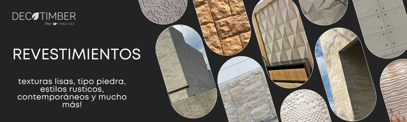 Revestimientos de hormigón y piedra para muros y pisos | DecoTimber