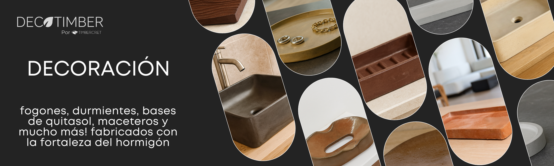 Decoración en Hormigón | Lavamanos, Platos y Accesorios Premium