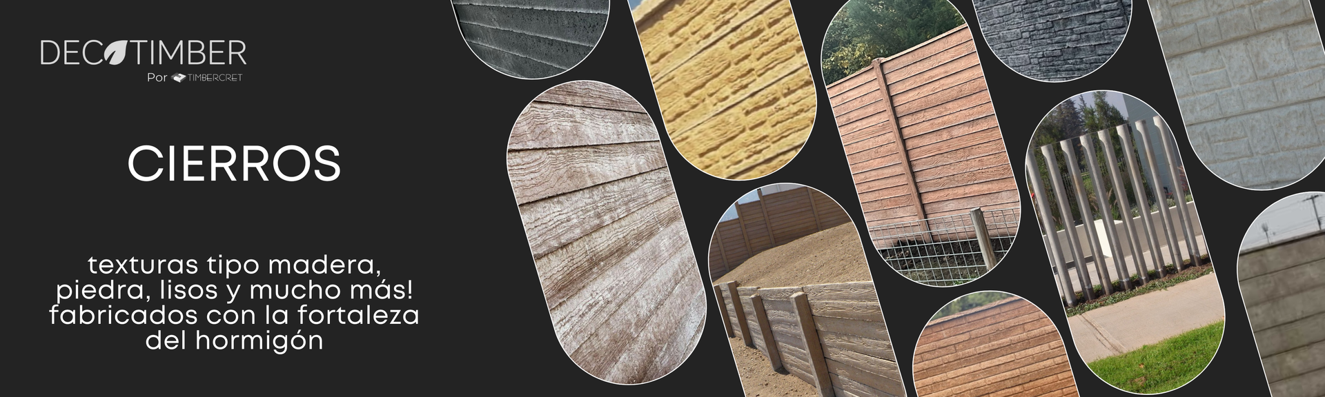 Cierros de Hormigón Texturados | Seguridad y Diseño Timbercret