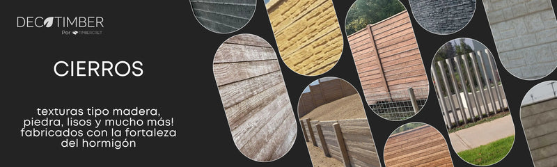 Cierros de Hormigón Texturados | Seguridad y Diseño Timbercret