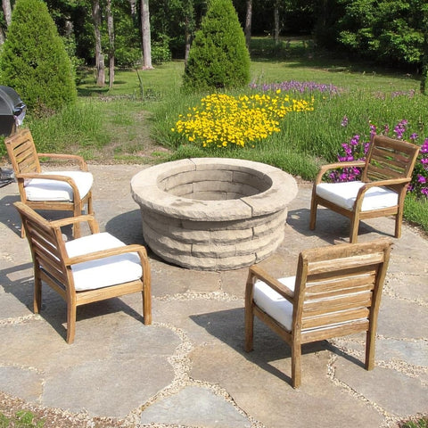 Fogón Textura Piedra de Hormigón