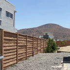 Cierro de Hormigón Imitación Madera Ambas Caras (Altura 1,55 - 2,45 m) Timbercret