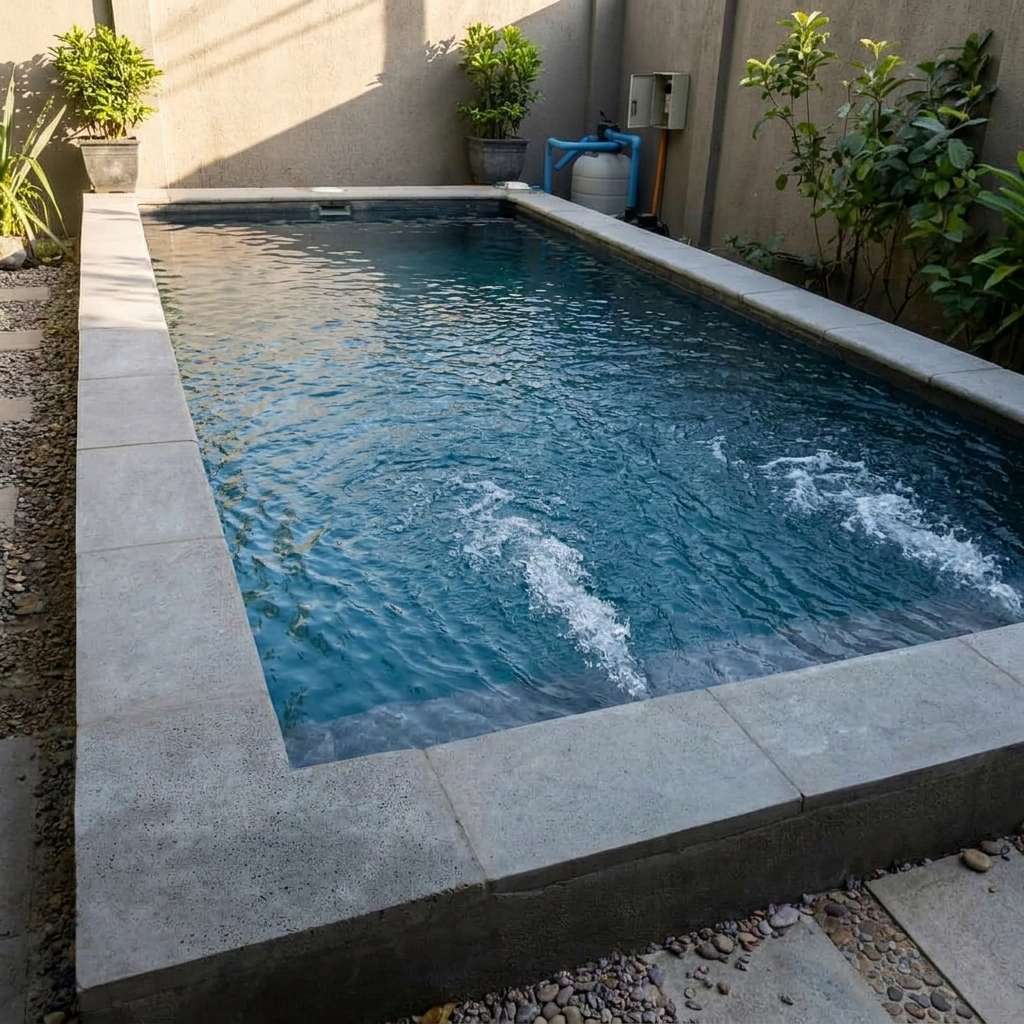 Pastelón para Borde de Piscina Piedra Reconstituida Poro Timbercret