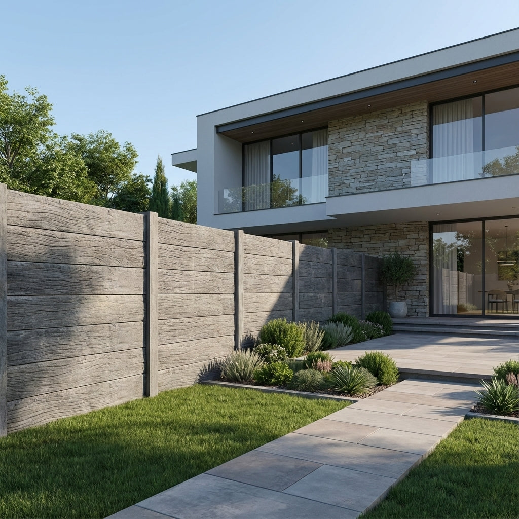 Cierro Textura Durmiente Ambas Caras de Hormigón