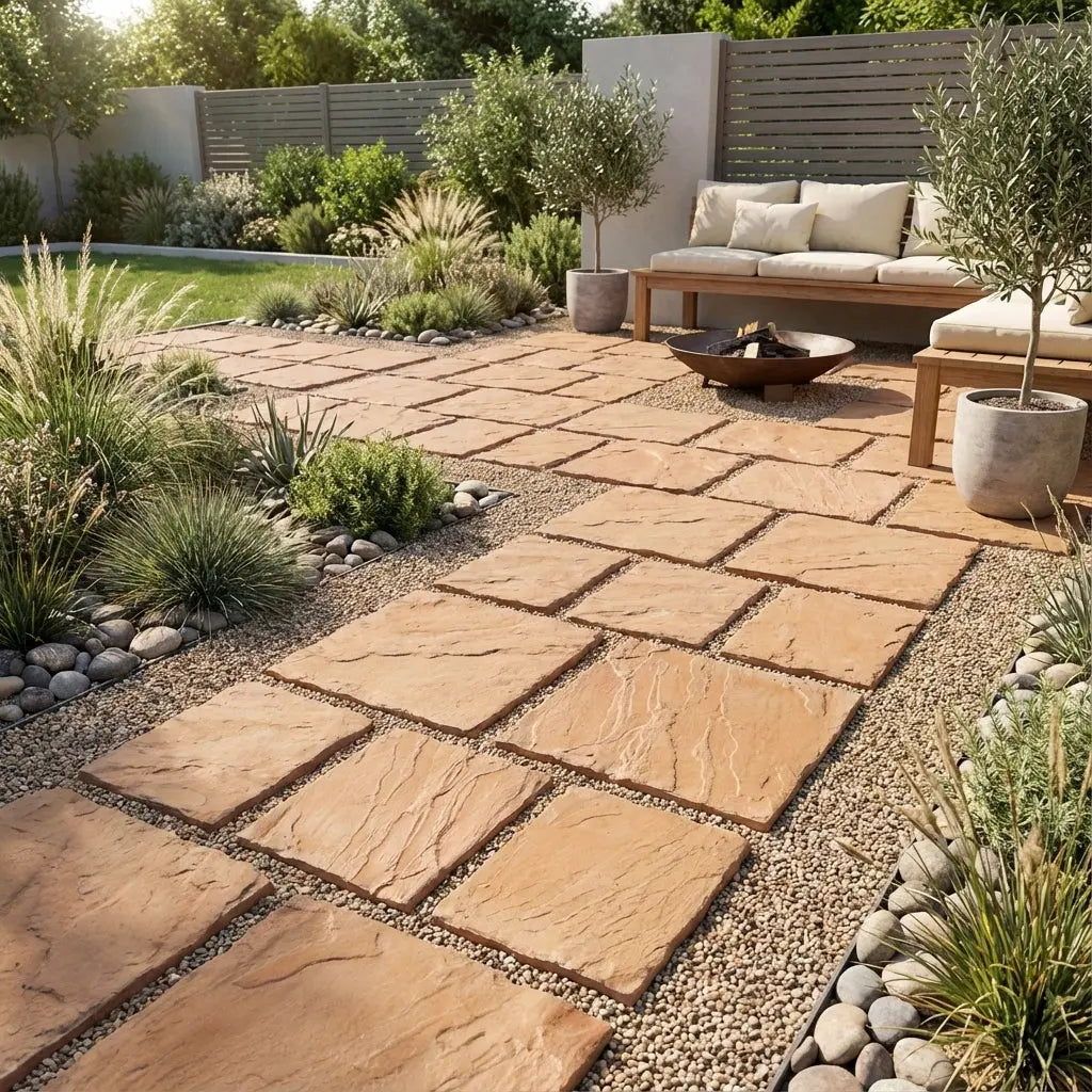 Pastelón Piedra Laja Rustico Timbercret