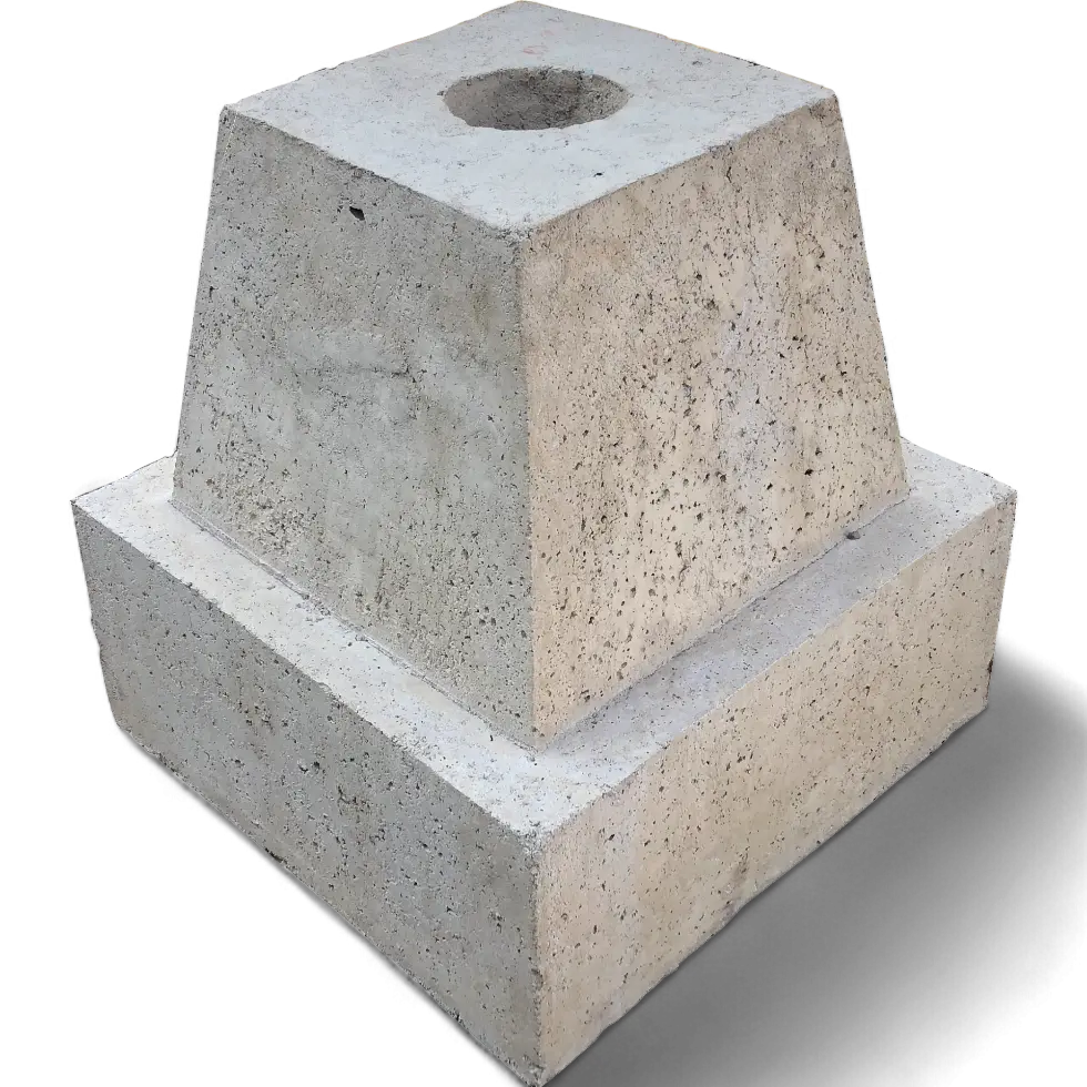 Base Mástil Bandera Timbercret