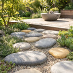 Bolones de Piedra de Rio de Hormigón / M² Timbercret