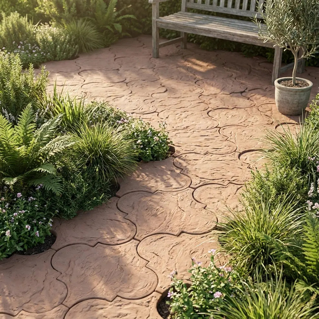 Pastelón Piedra Laja Mosaico Timbercret