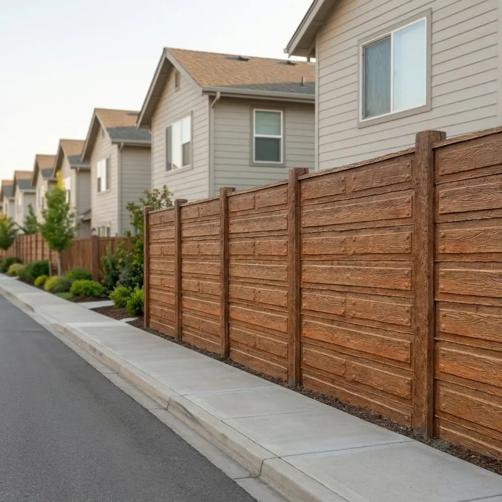Cierro Textura Madera Rustico Oregon Timbercret