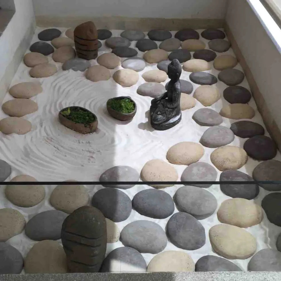 Bolones de Piedra de Rio de Hormigón / M² Timbercret