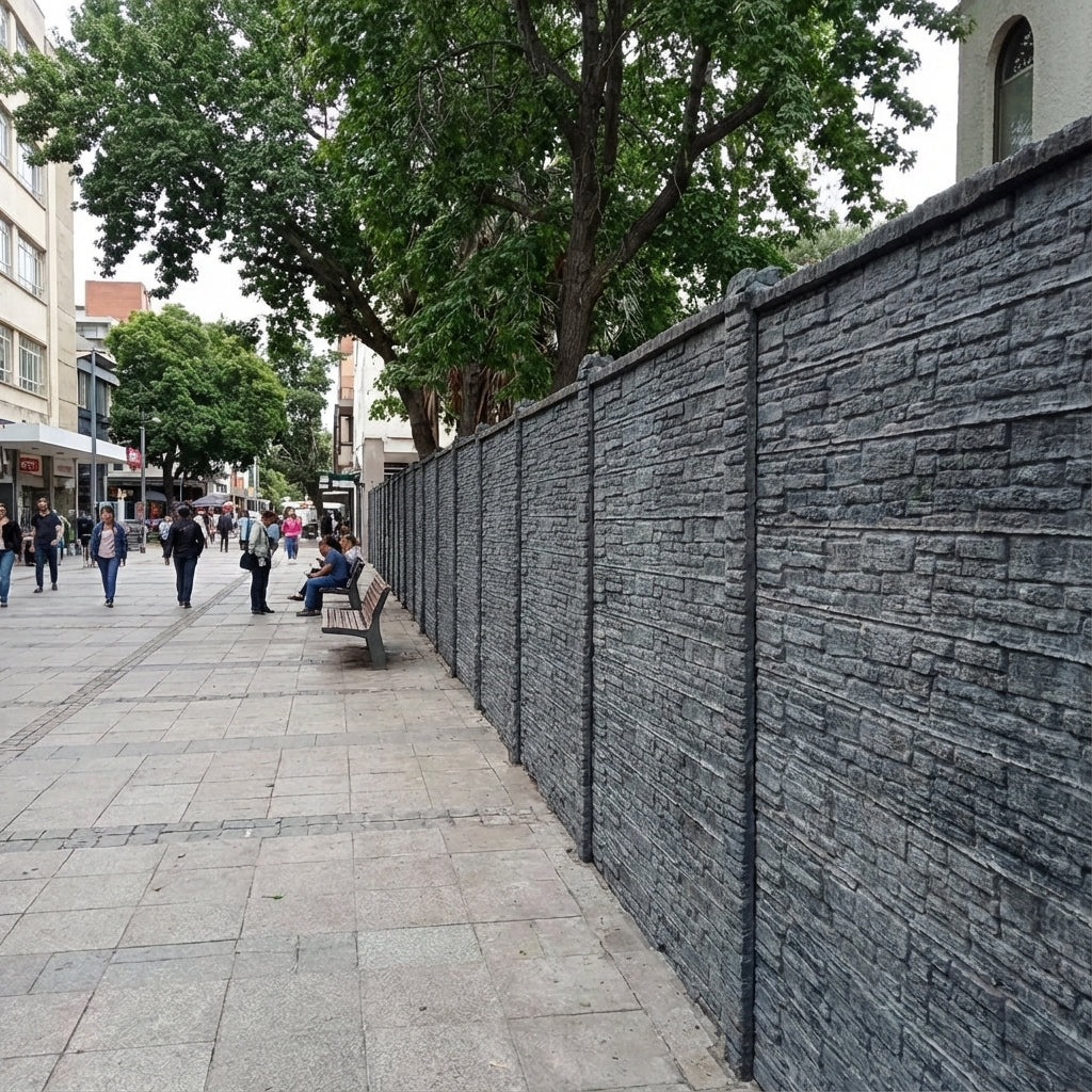 Cierro Piedra Andes de Hormigón Ambas Caras