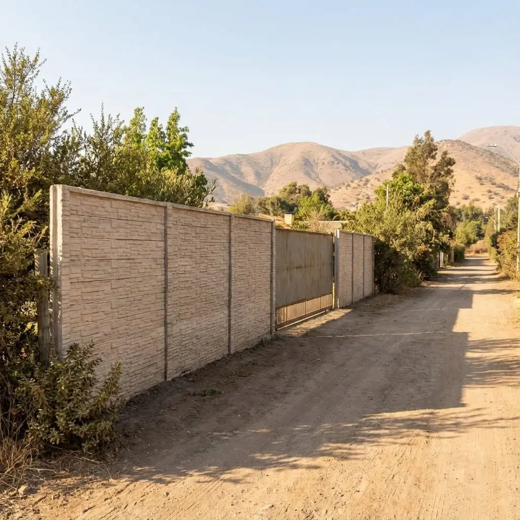 Cierro Piedra Andes de Hormigón Ambas Caras Timbercret