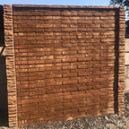Cierro Textura Ladrillo de Hormigón Ambas Caras Timbercret