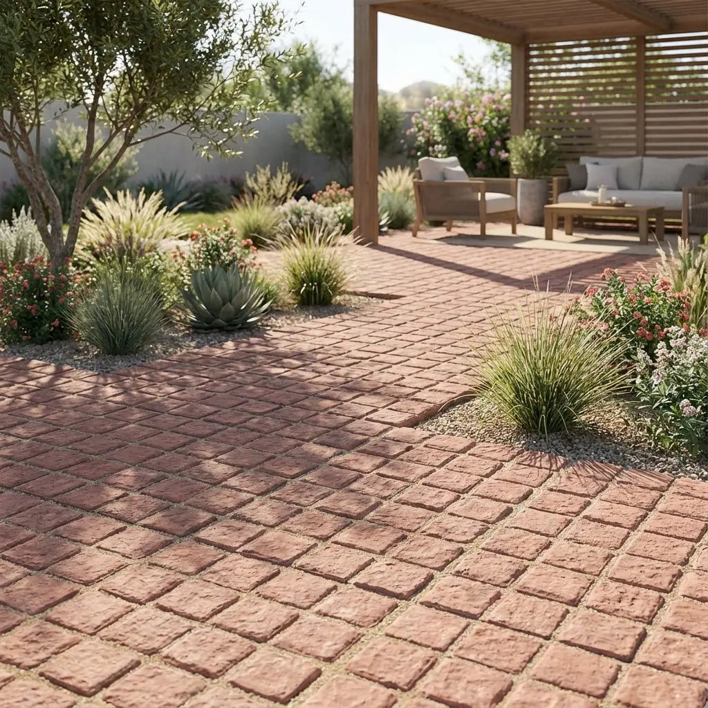 Pastelón Adoquin Piedra Recto - Curvo Timbercret