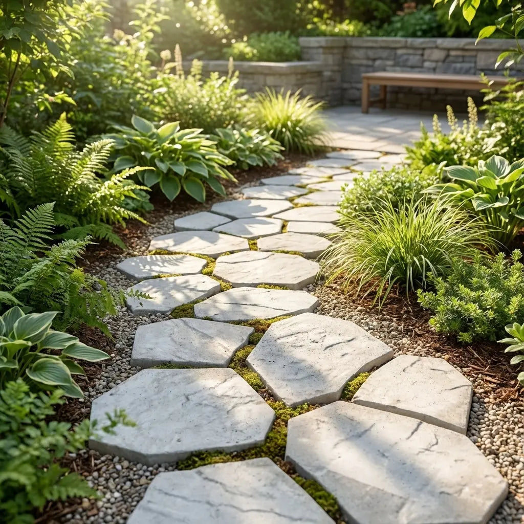 Pastelón Piedra Laja Colorado Timbercret