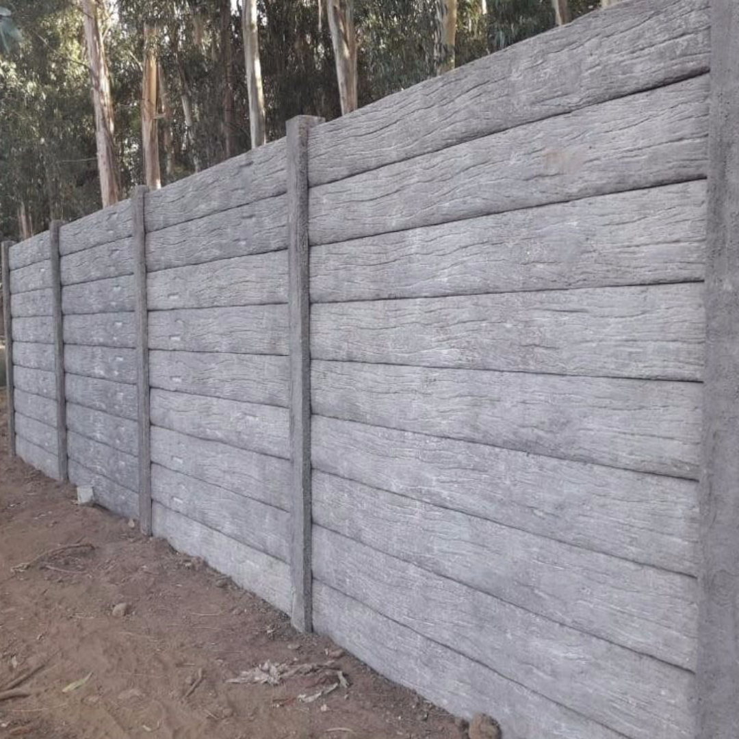 Cierro Textura Durmiente Ambas Caras de Hormigón