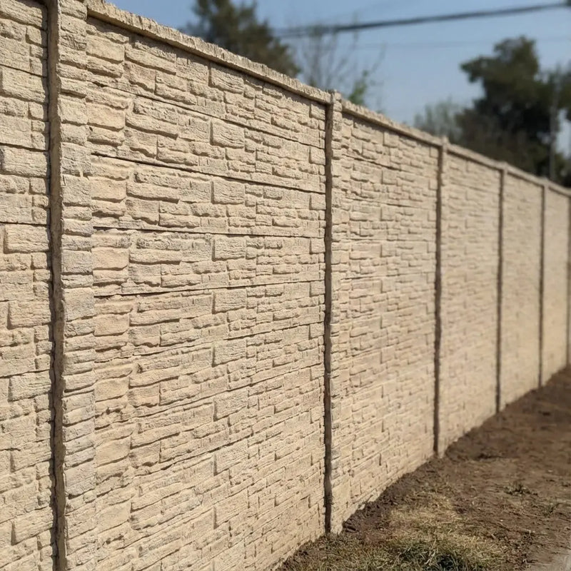 Cierro Piedra Andes de Hormigón Ambas Caras Timbercret