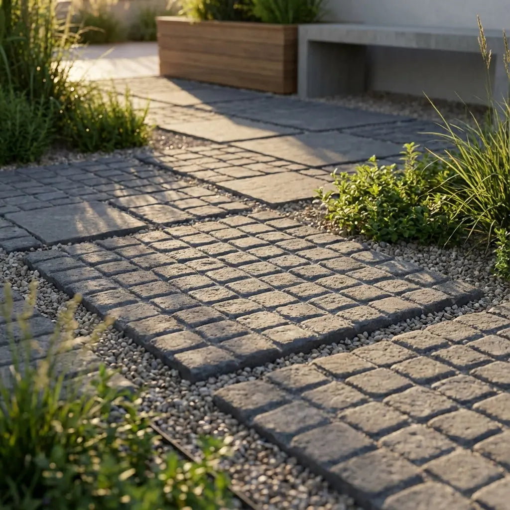 Pastelón Adoquin Dado Recto - Curvo Timbercret