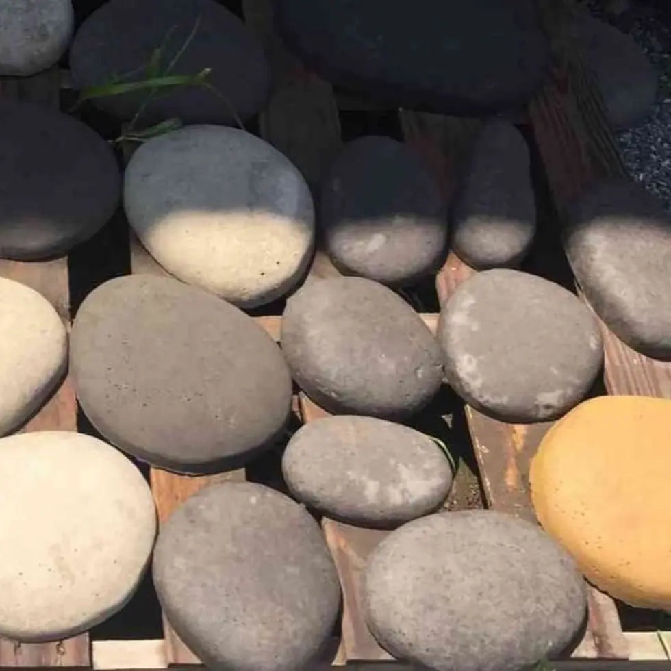 Bolones de Piedra de Rio de Hormigón / M² Timbercret