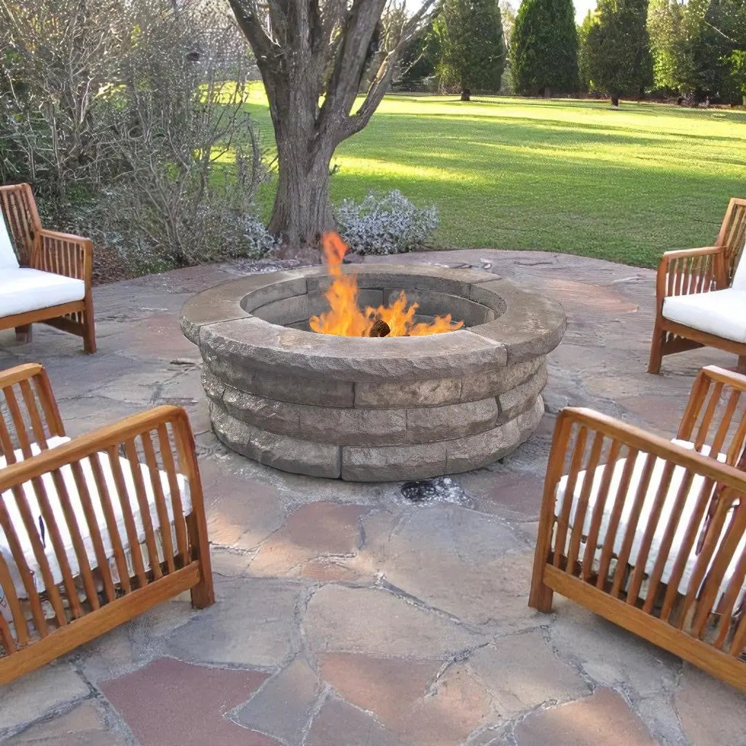 Fogón Textura Piedra de Hormigón Timbercret