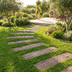 Pastelón Durmiente Textura Rugosa de Hormigón Timbercret