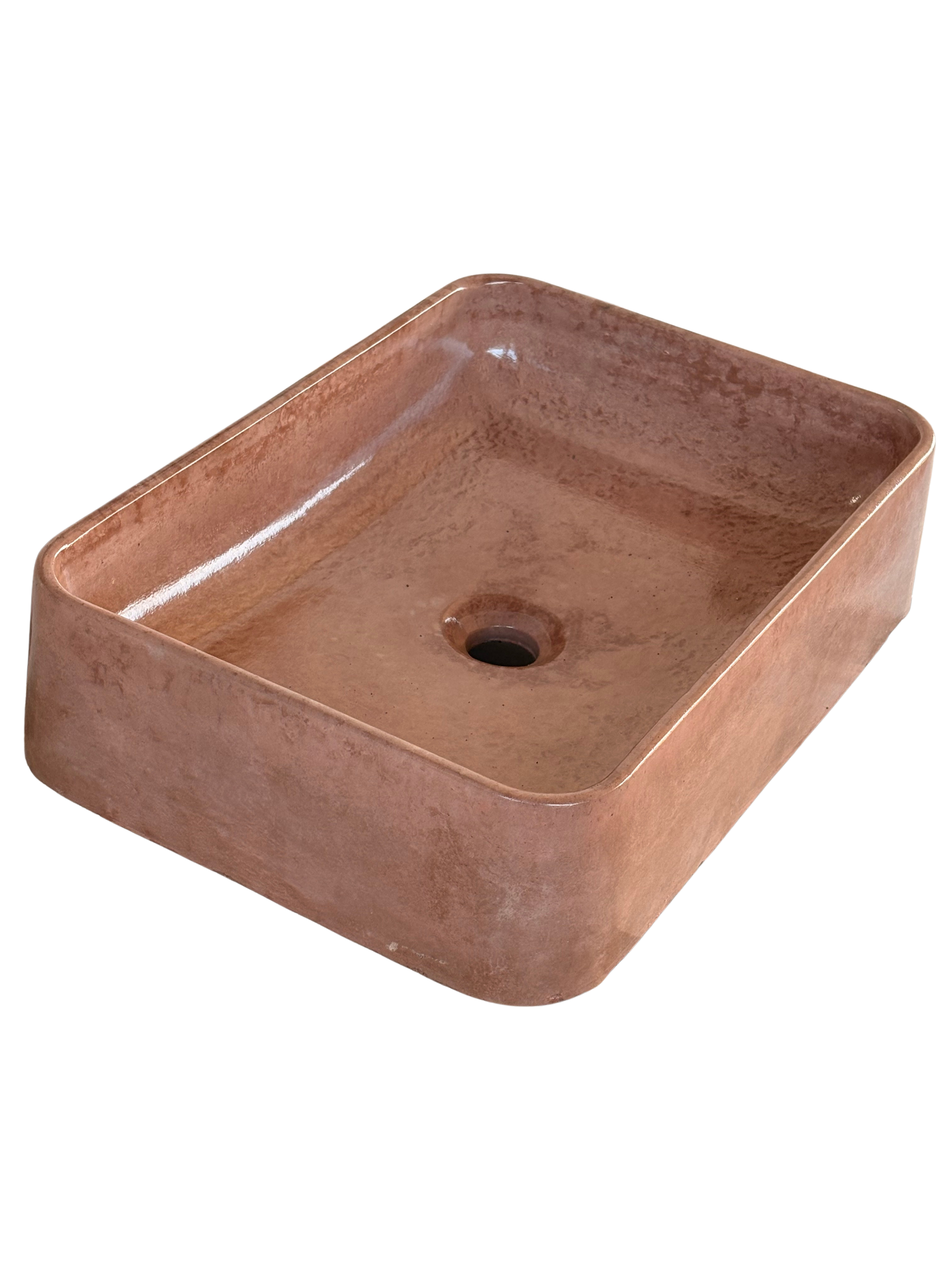 Lavamanos de Hormigón Concreto Rectangular