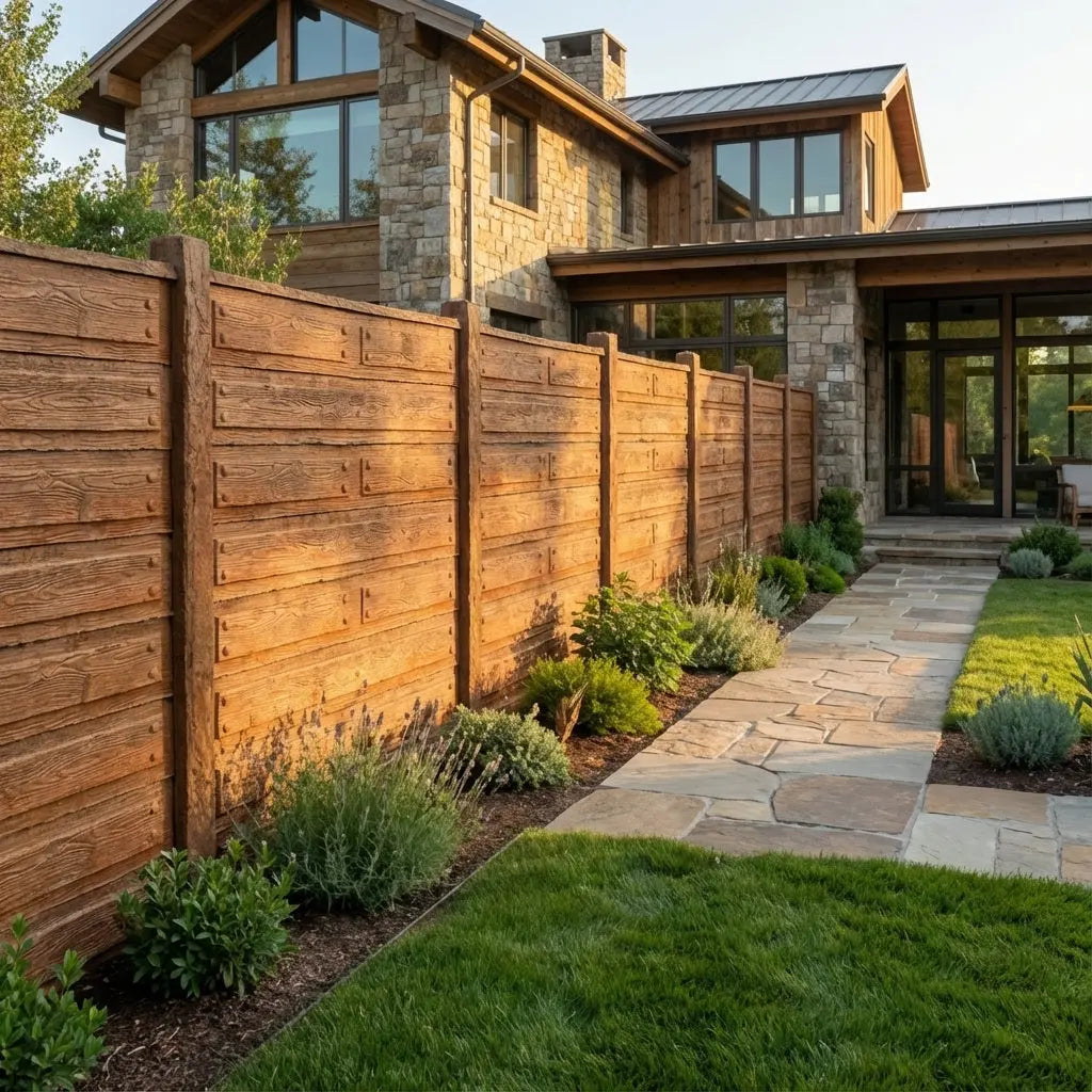 Cierro Textura Madera Rustico Oregon Timbercret