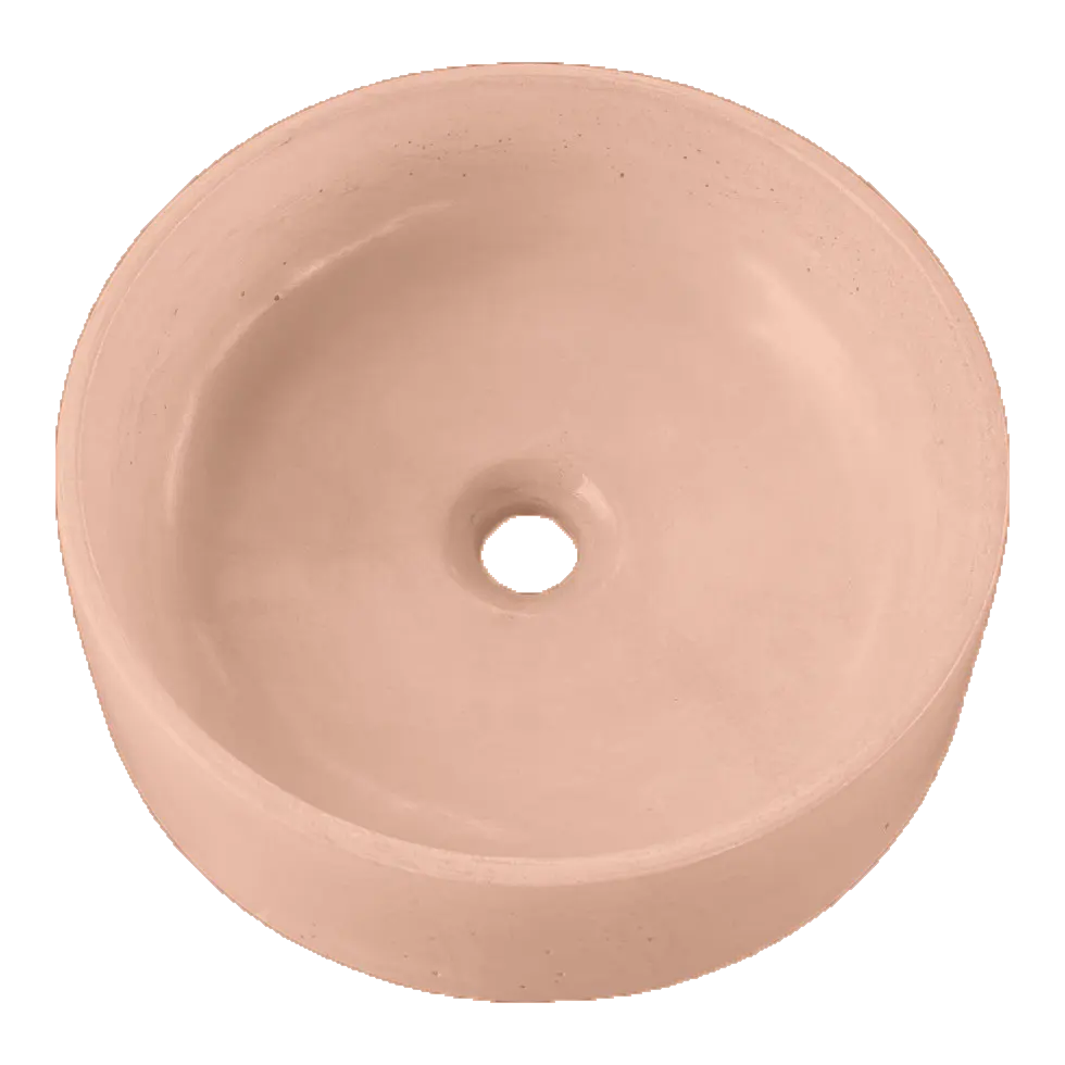 Lavamanos de Hormigón Concreto Circular DecoTimber