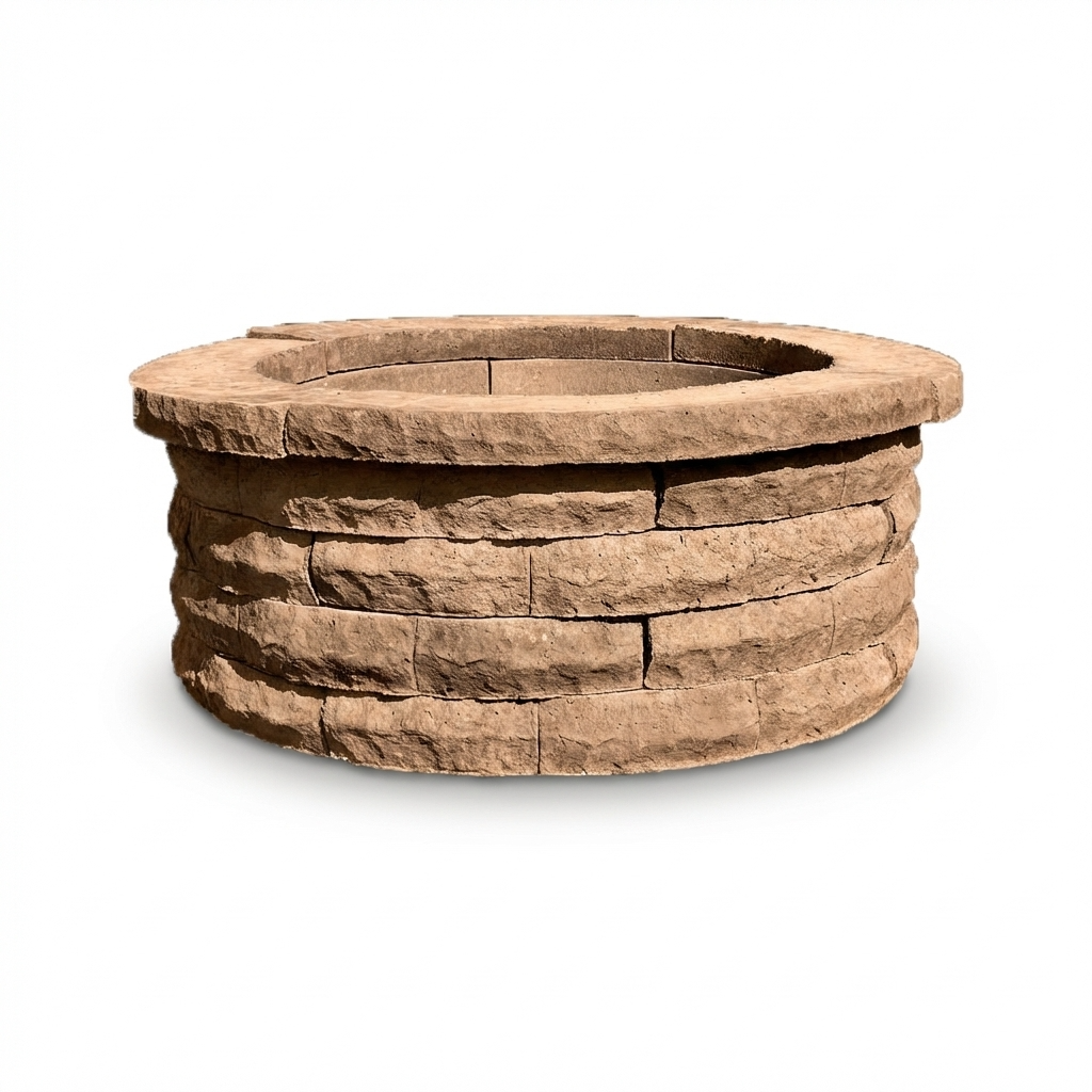 Fogón Textura Piedra de Hormigón