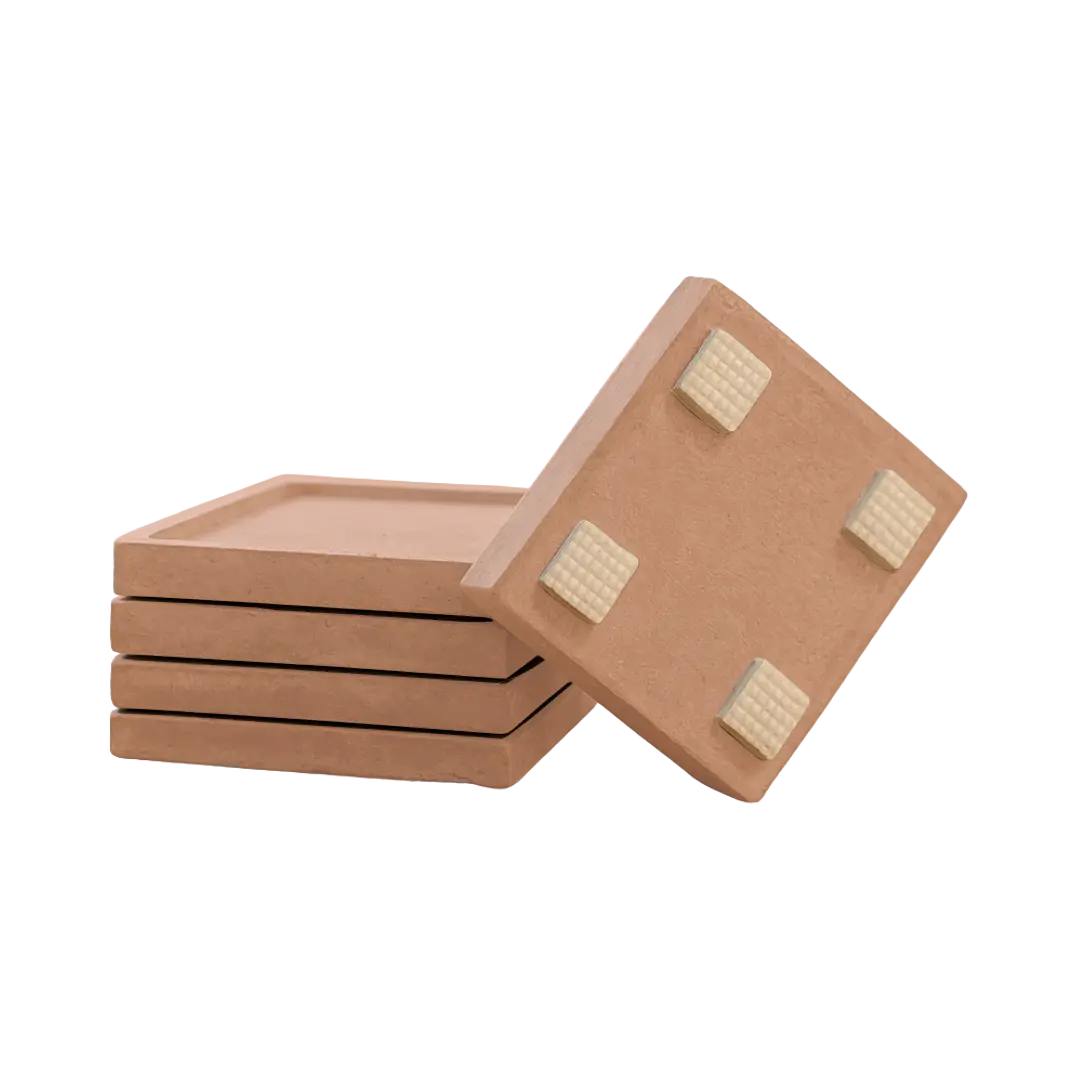 Posa Vasos Cuadrados DecoTimber