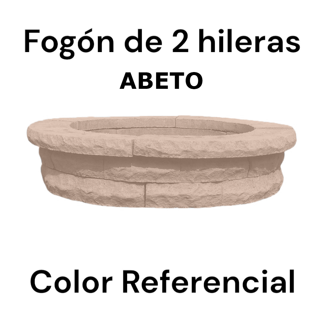 Fogón Textura Piedra de Hormigón