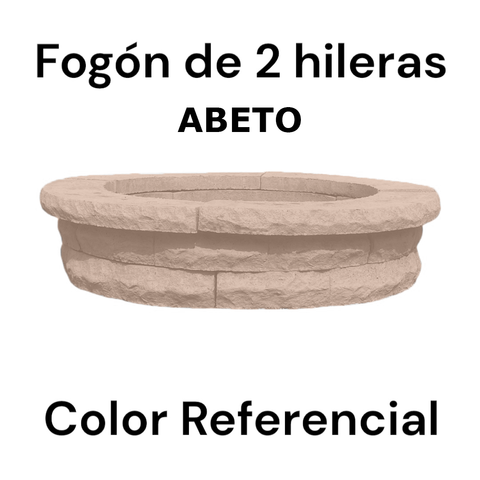 Fogón Textura Piedra de Hormigón