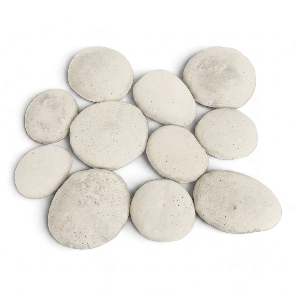 Bolones de Piedra de Rio de Hormigón / M² Timbercret