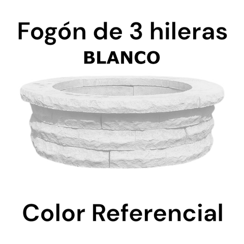 Fogón Textura Piedra de Hormigón