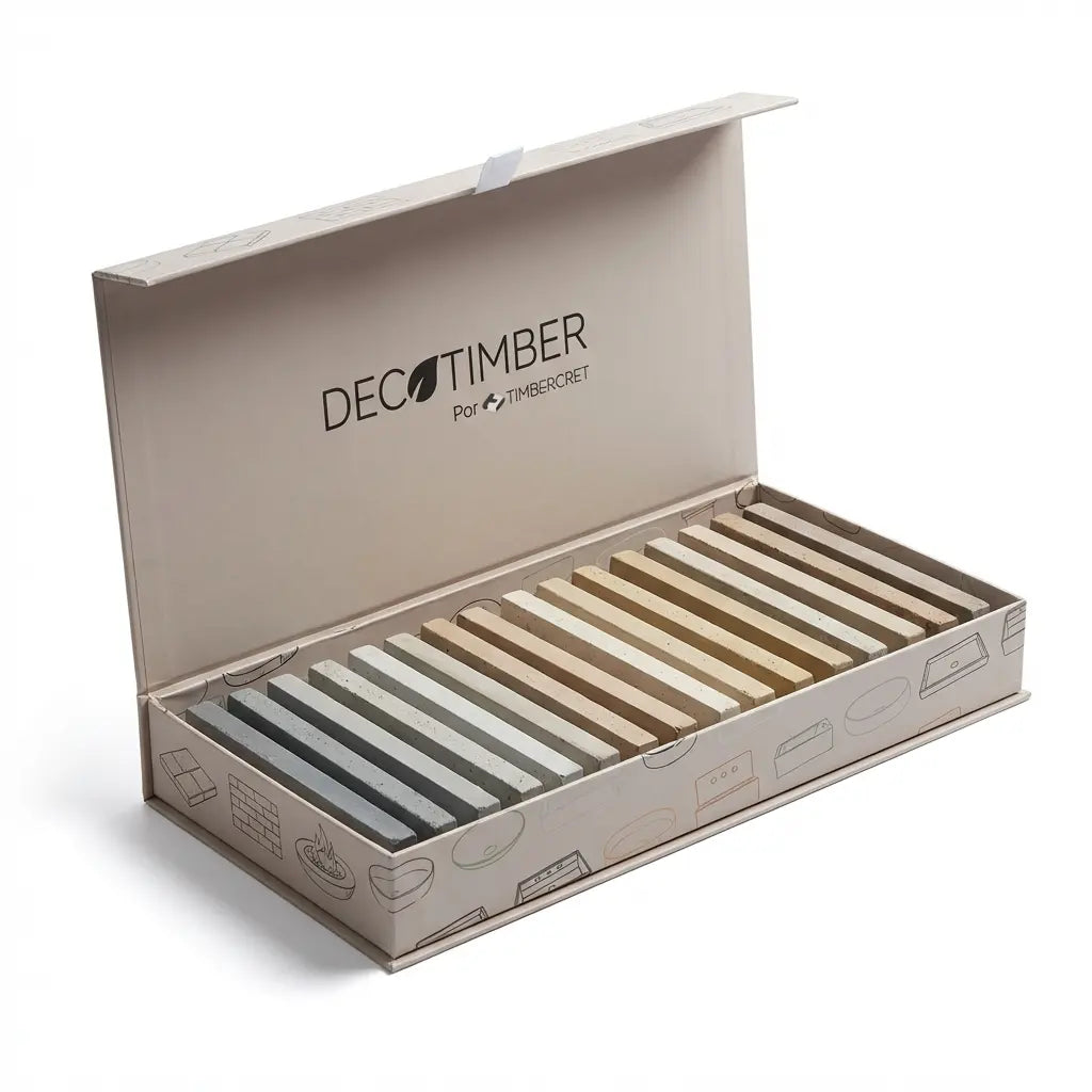 Muestra de Enchape Liso Hormigón Visto Timbercret