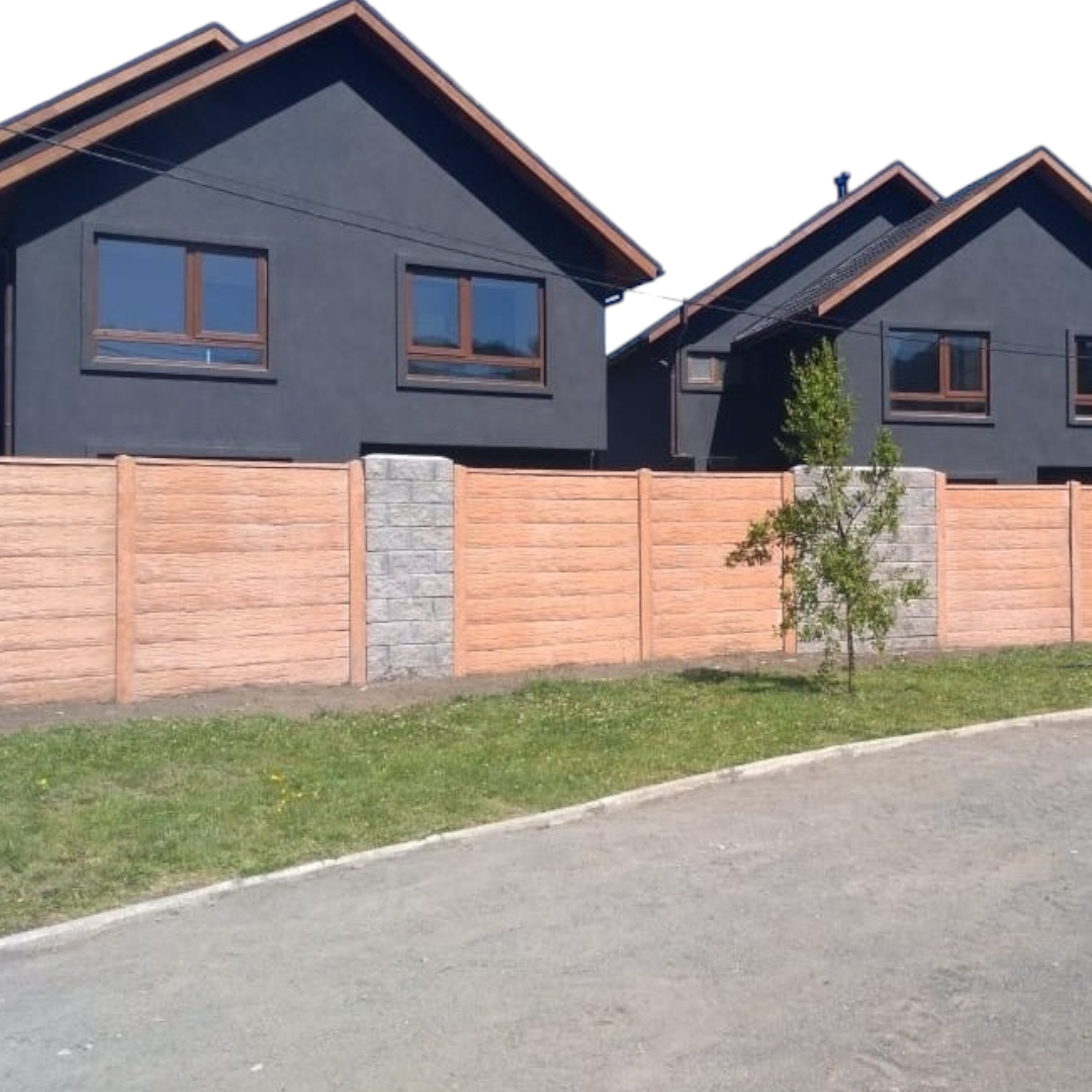 Cierro Textura Durmiente Ambas Caras de Hormigón