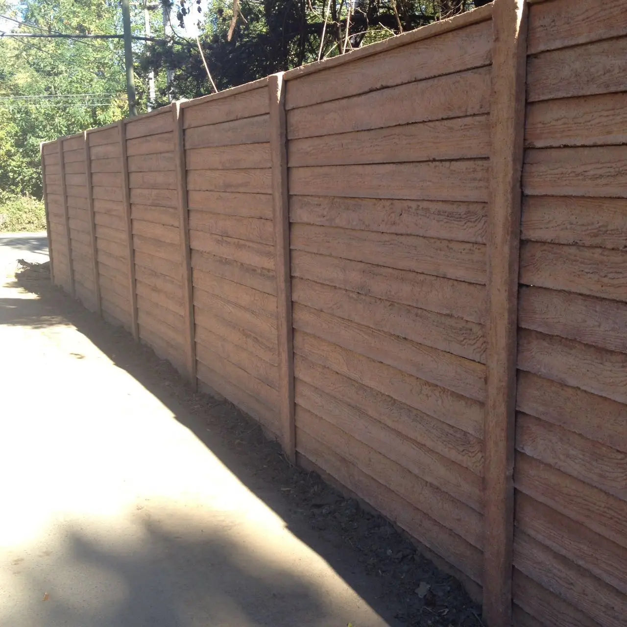 Cierro de Hormigón Imitación Madera Ambas Caras (Copia) Timbercret