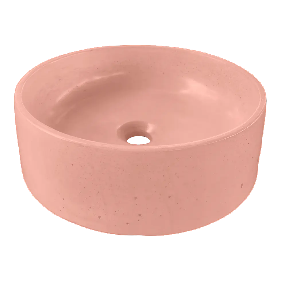 Lavamanos de Hormigón Concreto Circular DecoTimber