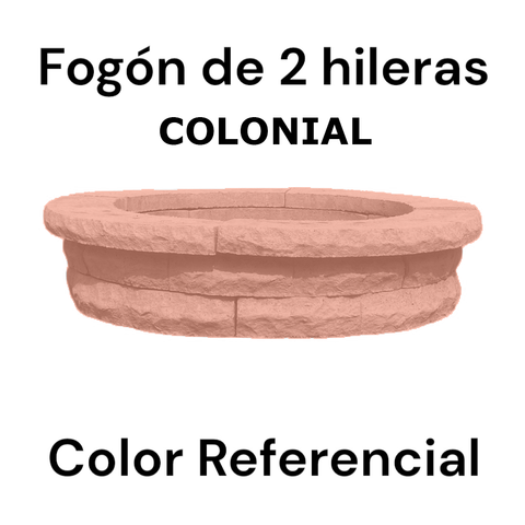 Fogón Textura Piedra de Hormigón