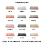 Pastelón Durmiente Textura Rugosa de Hormigón Timbercret