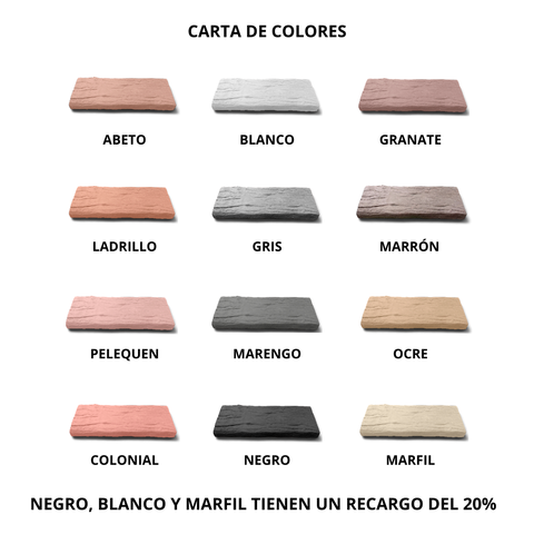 Pastelón Durmiente Textura Rugosa