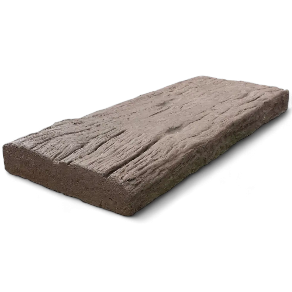 Pastelón Durmiente Textura Rugosa de Hormigón Timbercret