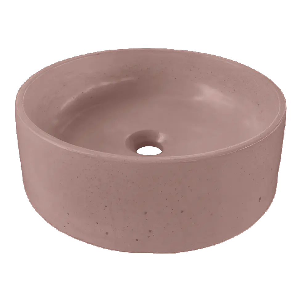 Lavamanos de Hormigón Concreto Circular DecoTimber