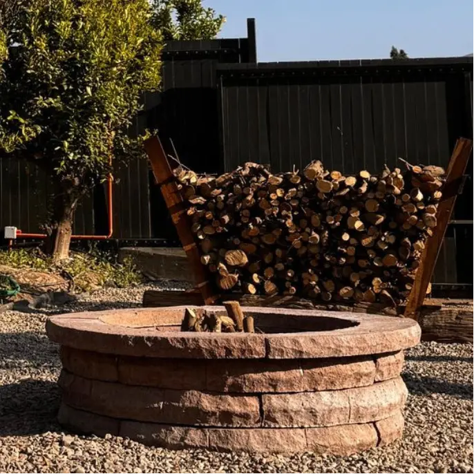 Fogón Textura Piedra de Hormigón Timbercret