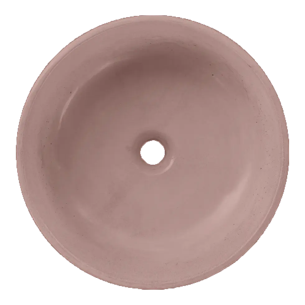 Lavamanos de Hormigón Concreto Circular DecoTimber