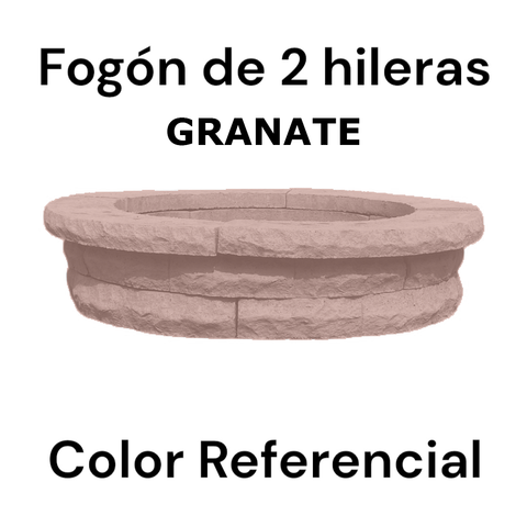 Fogón Textura Piedra de Hormigón