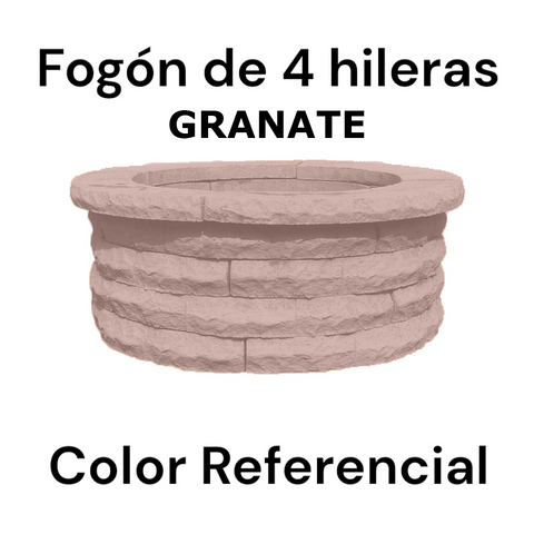 Fogón Textura Piedra de Hormigón