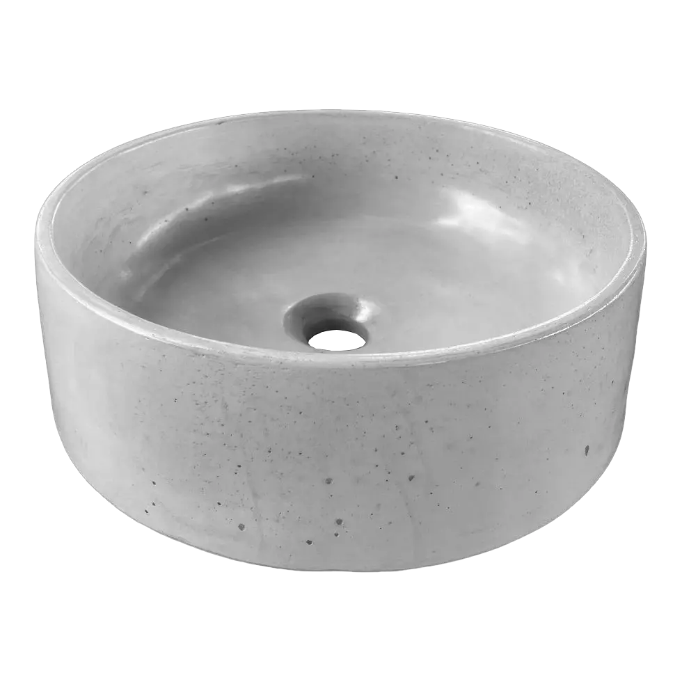 Lavamanos de Hormigón Concreto Circular DecoTimber