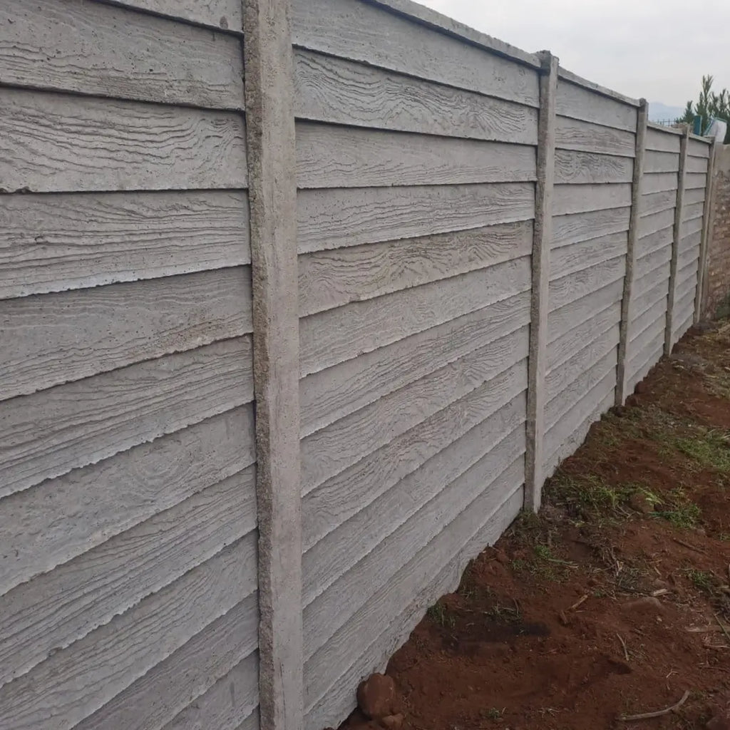 Cierro de Hormigón Imitación Madera Ambas Caras (Altura 1,55 - 2,45 m) Timbercret