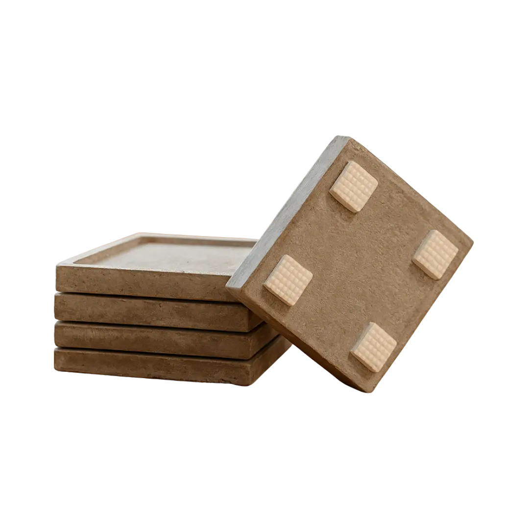 Posa Vasos Cuadrados DecoTimber